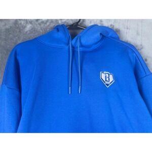 NWT Baseball Lifestyle 101 Baseline Hoodie Blue Mens Large BL101 Sweatshirt